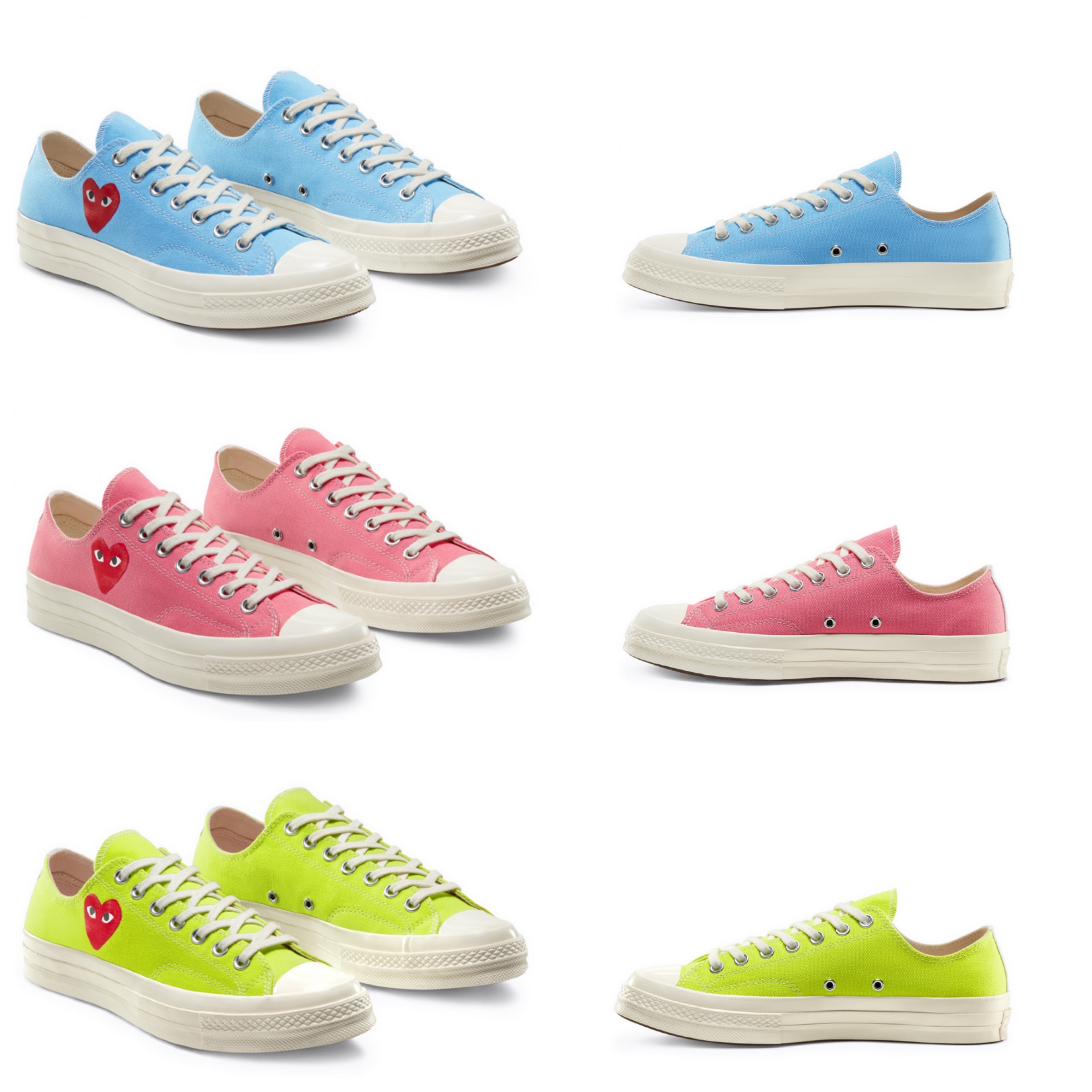 CDG x Converse Play Comme des Garcons 新款 1970 小愛心 低筒 帆布鞋