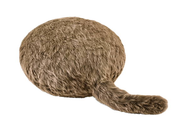 Qoobo治癒機械抱枕(貓尾)