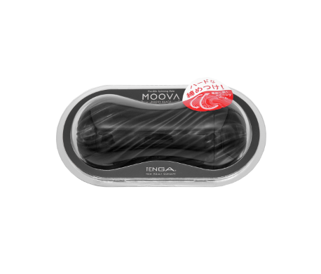 TENGA 典雅 MOOVA ROCKY BLACK 黑色激緊版飛機杯