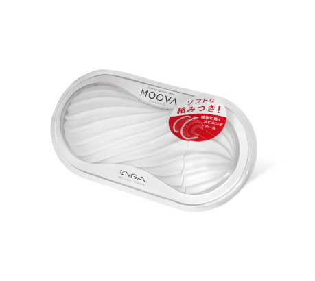 TENGA 典雅 MOOVA SILKY WHITE白色柔軟版飛機杯