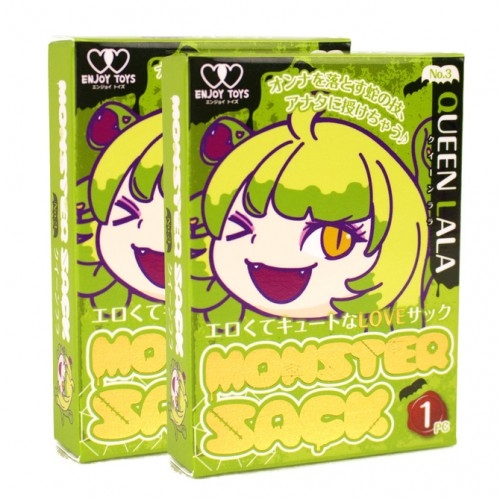 〔情侶共用調情良いこと 〕MONSTER SACK情趣套NO.3 QUEEN LALA (綠色 GREEN)（一片）