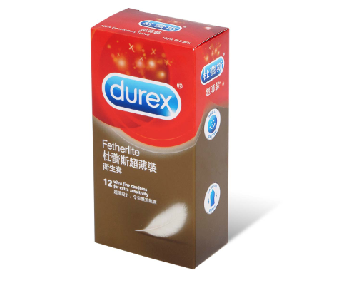 DUREX 杜蕾斯 超薄裝 12 片裝 乳膠安全套