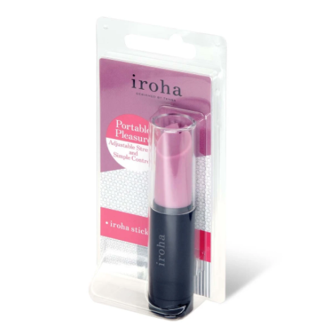 〔日本原裝進口〕iroha stick (スティック)  唇膏震動器 (人魚粉 × 黑)