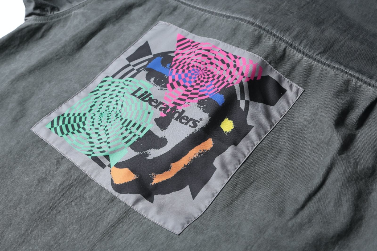 LIBERAIDERS 20S/S PSYCHEDELIC BDU SHIRT