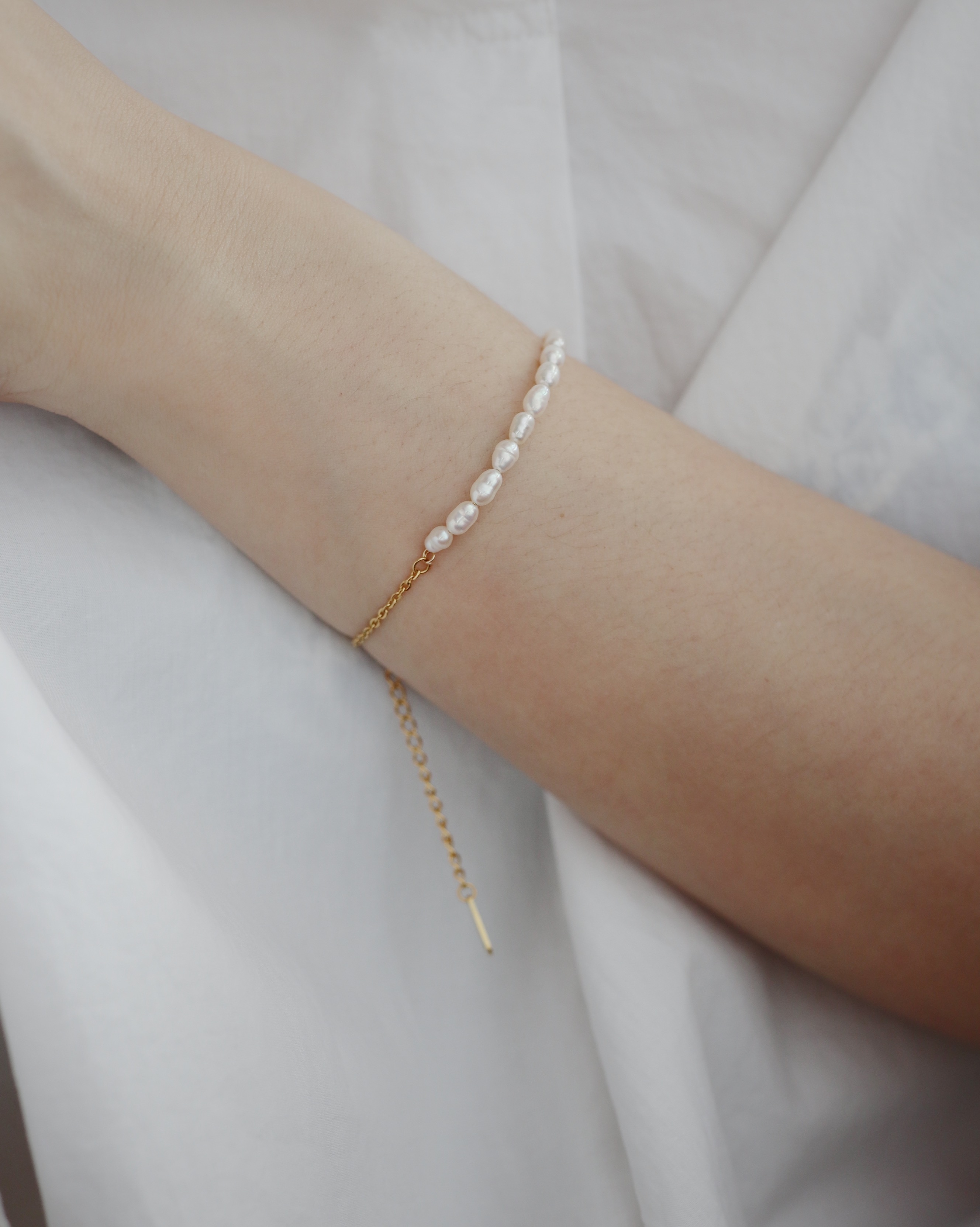 Tiny Pearl 15 | 18K日本珍珠手鍊