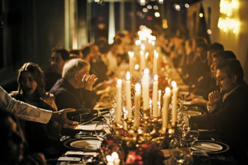 a moment from the event to launch Extra Brut Extra Old