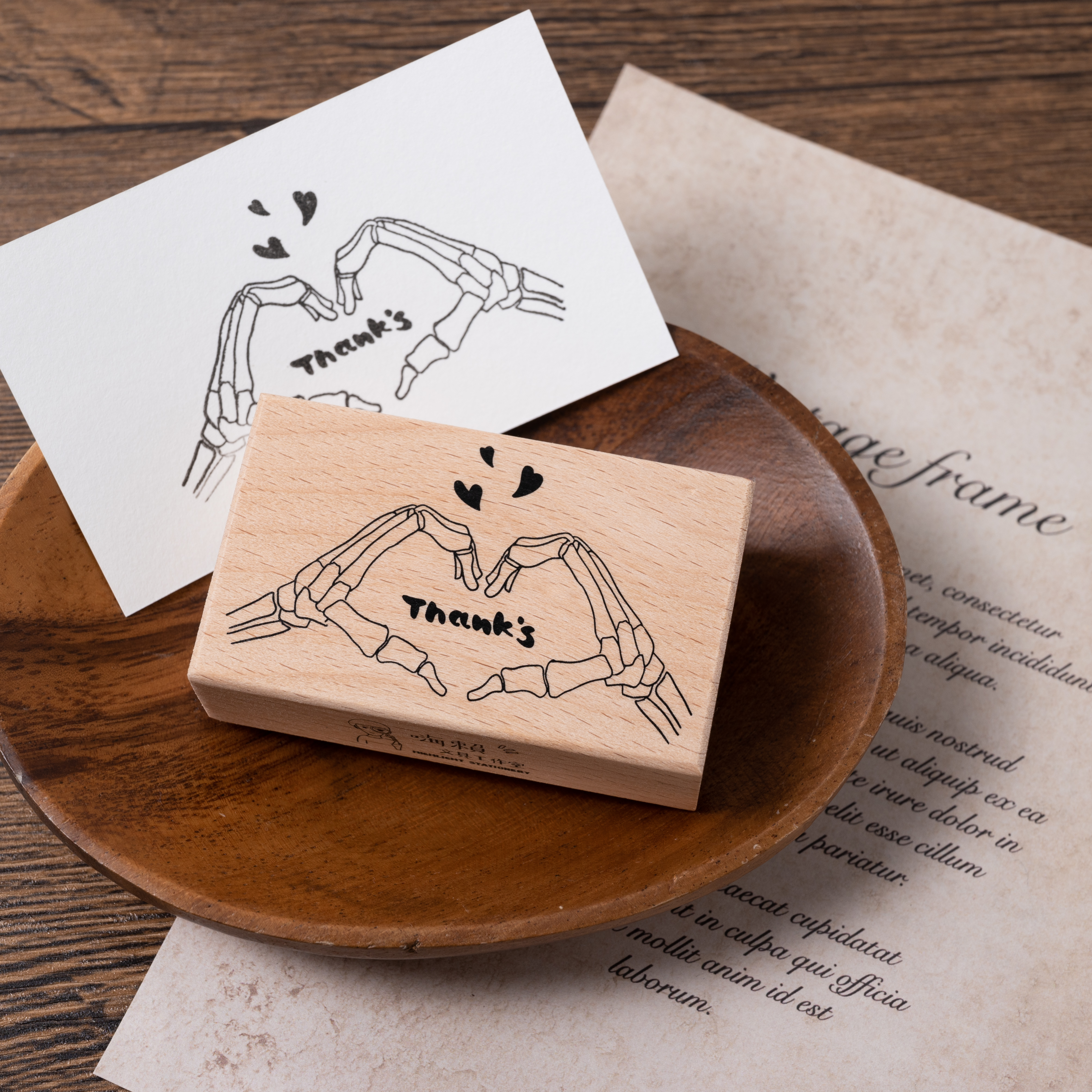 嗨賴 x LUMOS｜骷髏頭 印章 Thank's