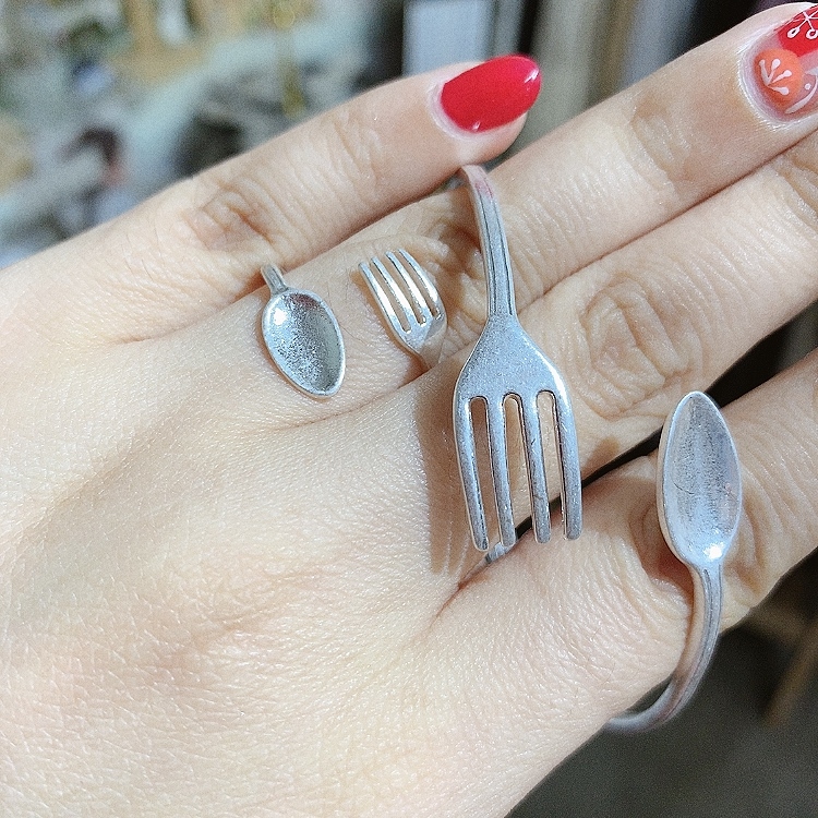 [日本手制] Ayatorie 銀制品餐具手鐲/戒指