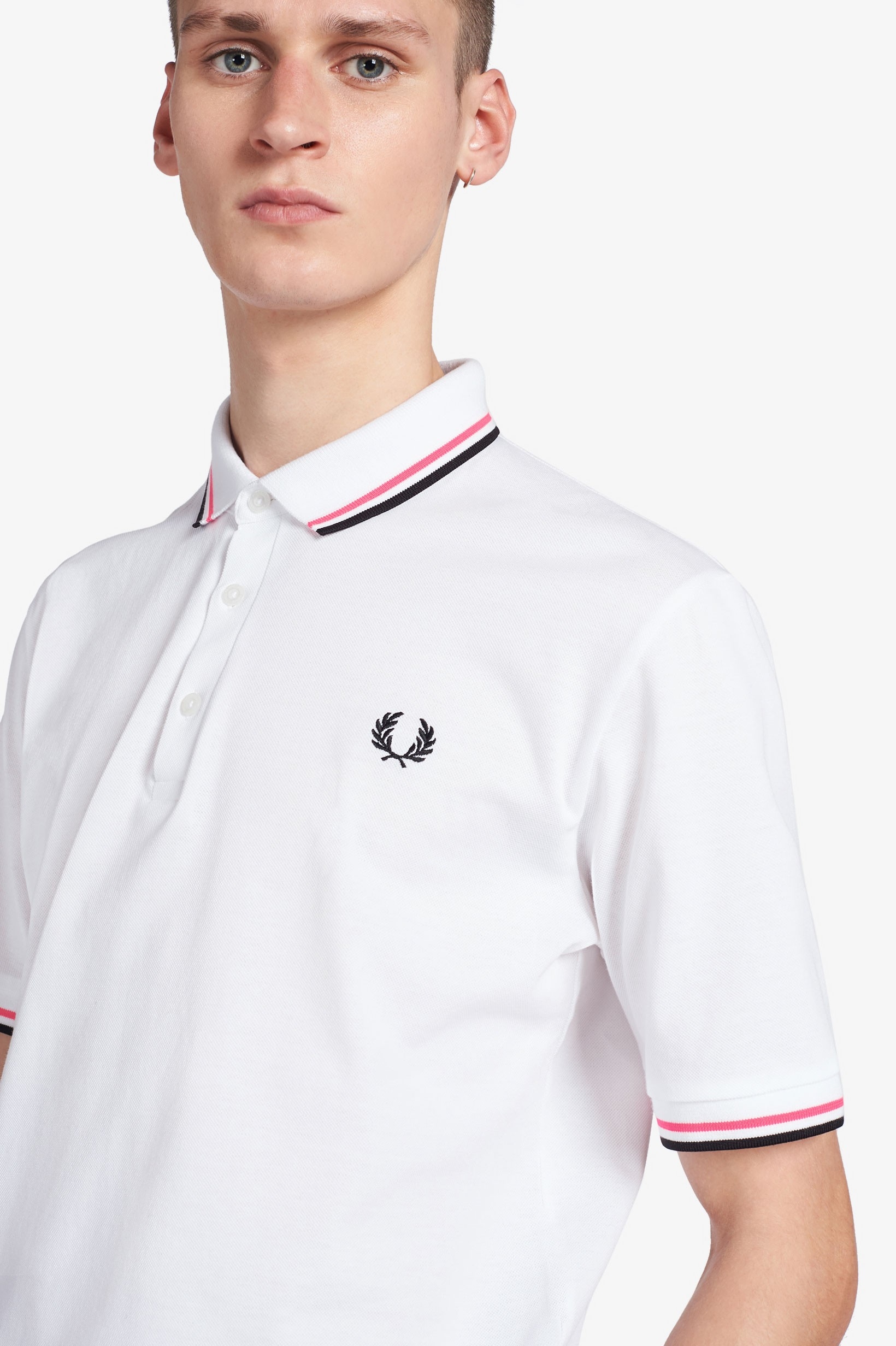 Fred Perry 經典日本製 M102 Polo 衫 - 白