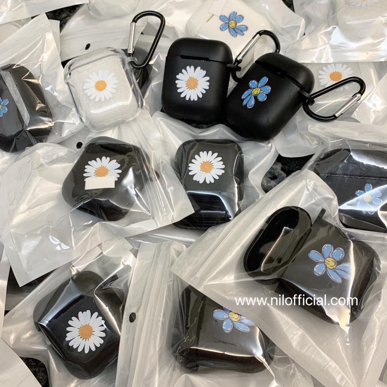 現貨 韓國 翻玩 濟州島 air pods case 雛菊 小花 耳機套