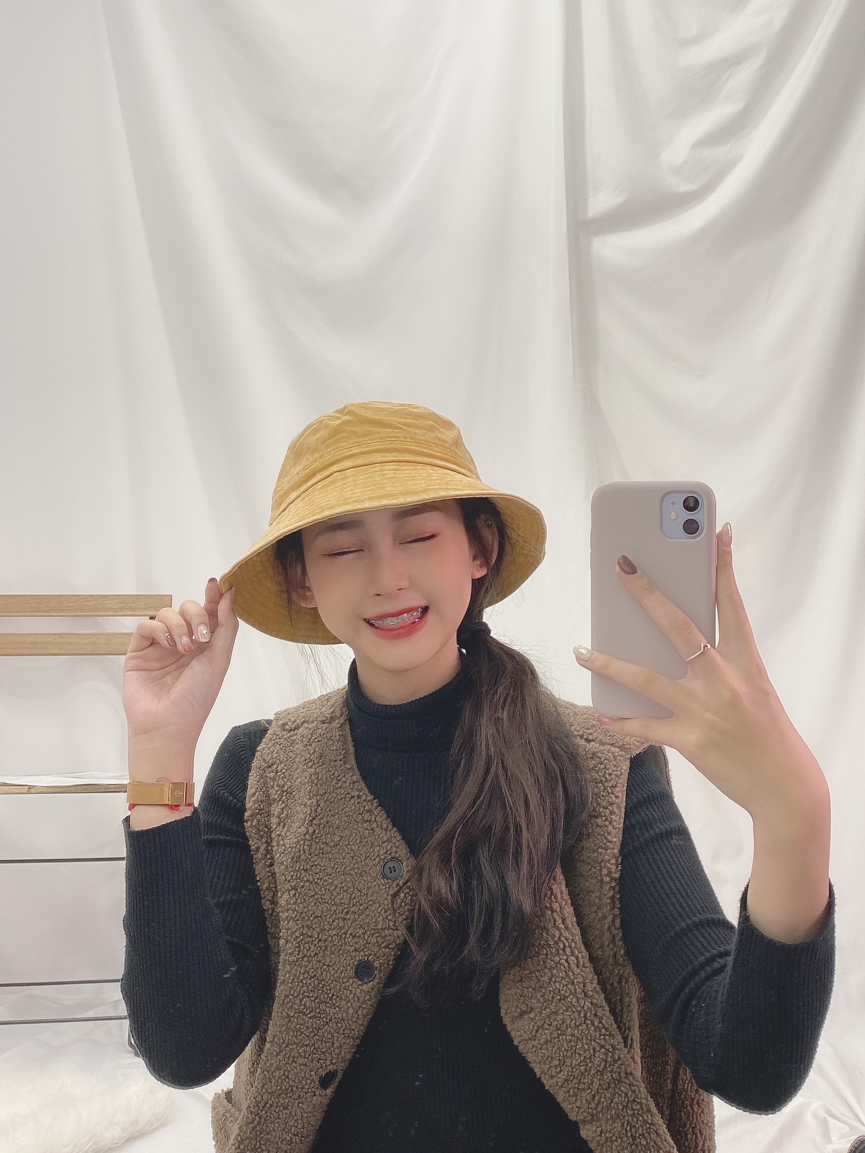 水洗漁夫帽/五色