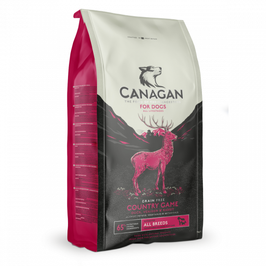 Canagan Grain Free Dry Dog Food Country Game 2kg/6kg/12kg