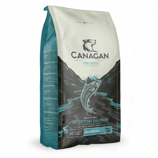 Canagan Grain Free Dry Dog Food Scottish Salmon 2kg/6kg/12kg