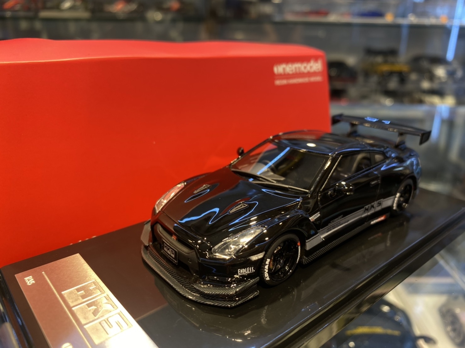 OneModel Nissan GT-R R35 HKS Black 1/43 (Resin)