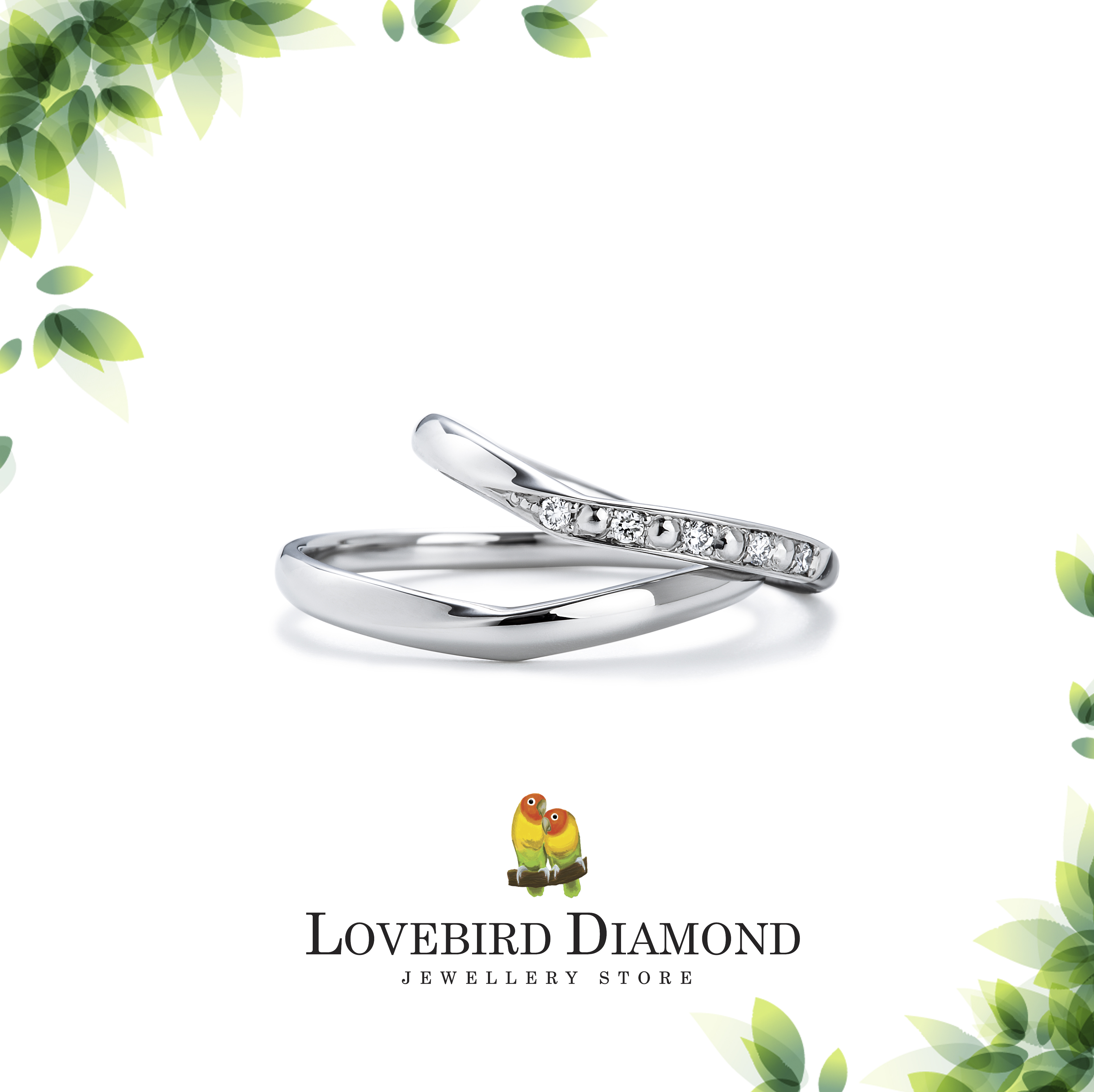 11.22 夫婦 - Honesty White 鉑金 (Pt900) 結婚戒指