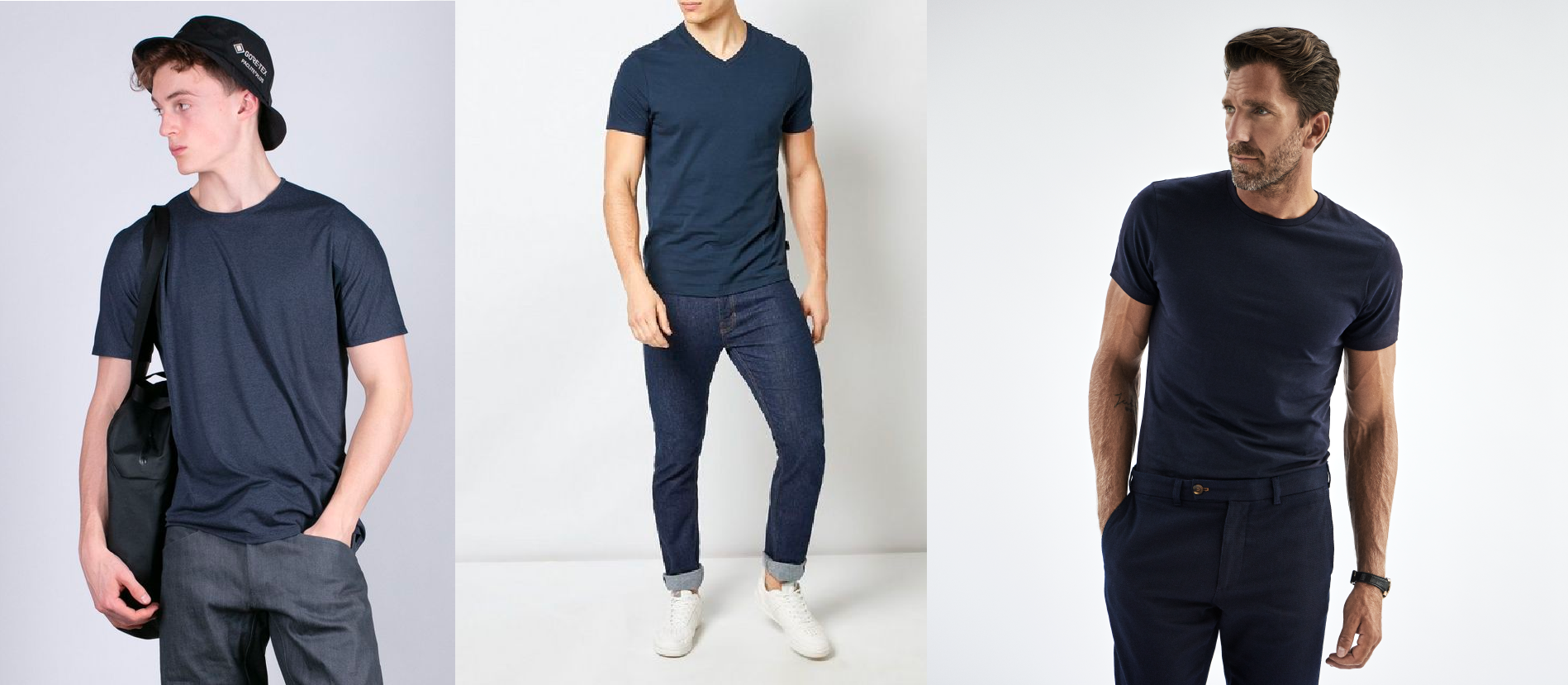 藍色素T不只視覺上舒適,出席半正式場合也更顯專業度。