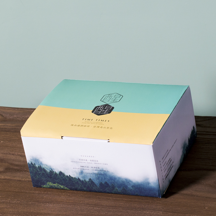 【100%台灣茶 海派禮盒組】青霞 綠茶40入、凌波 二等獎烏龍茶 40入