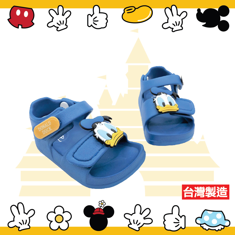 (18碼現貨)Disney防水小涼鞋(唐老鴨)
