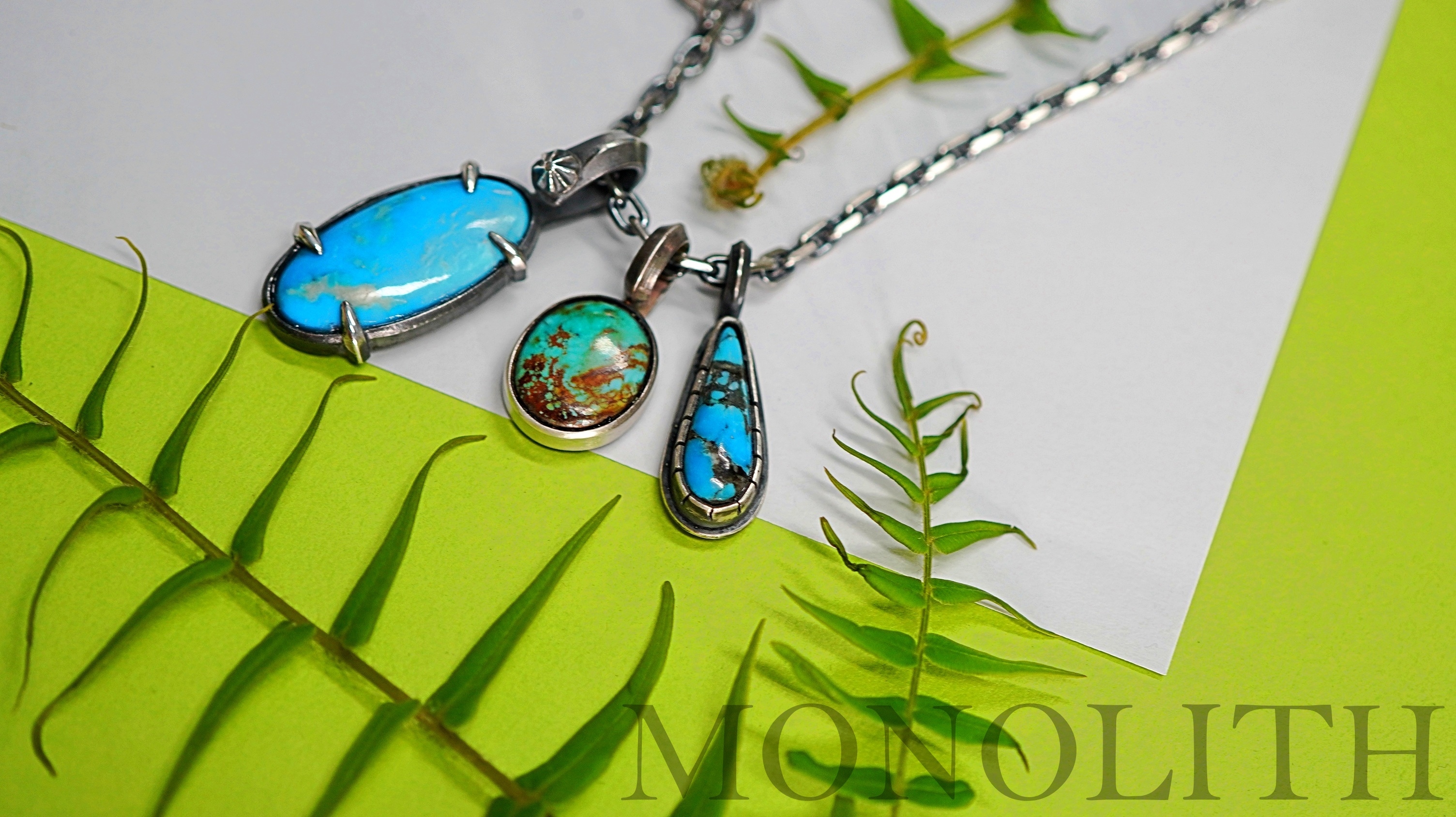 三款綠松石 【 吊墜 】