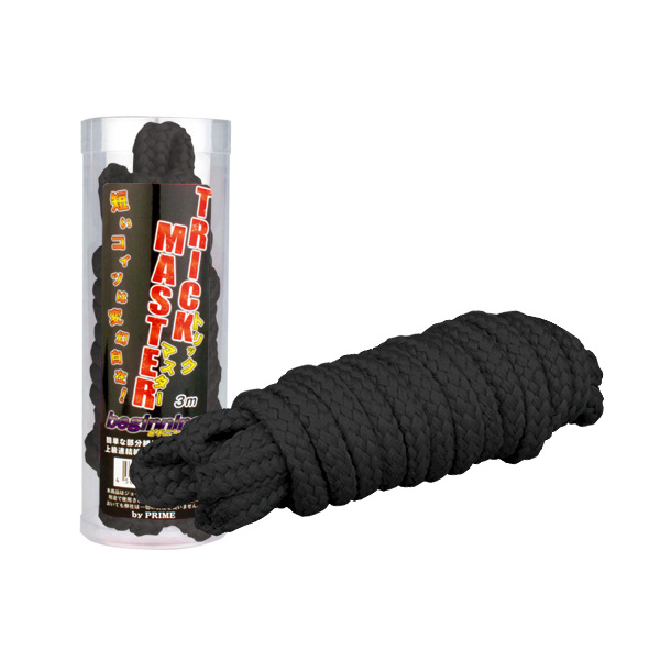 〔日本原裝進口〕A-ONE "TRICK MASTER-詭計師" 紅色SM繩 (3米)