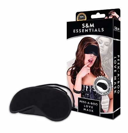 〔美國原裝進口〕S&M ESSENTIALS性感野性眼罩 (黑色)