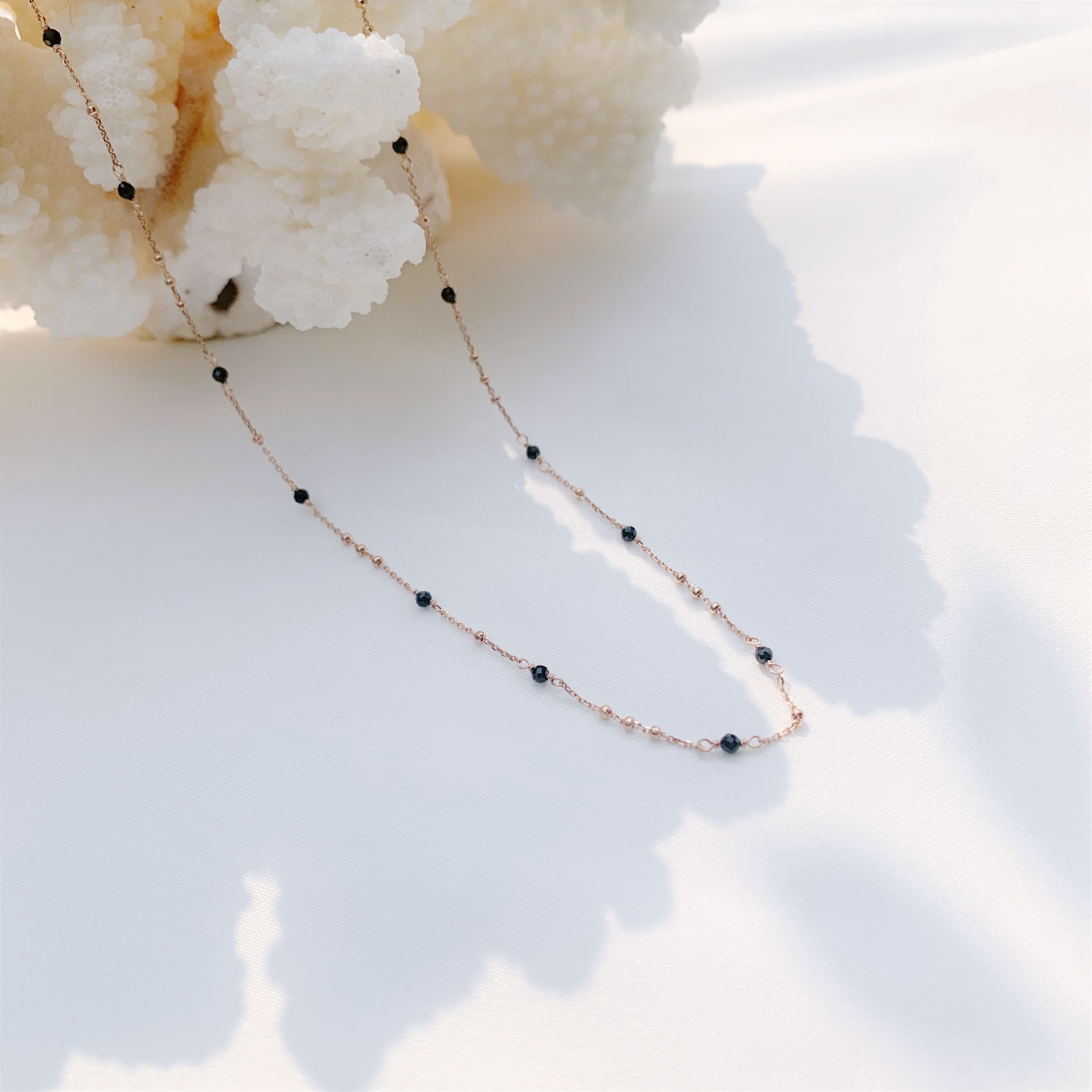 Triplets黑尖晶choker