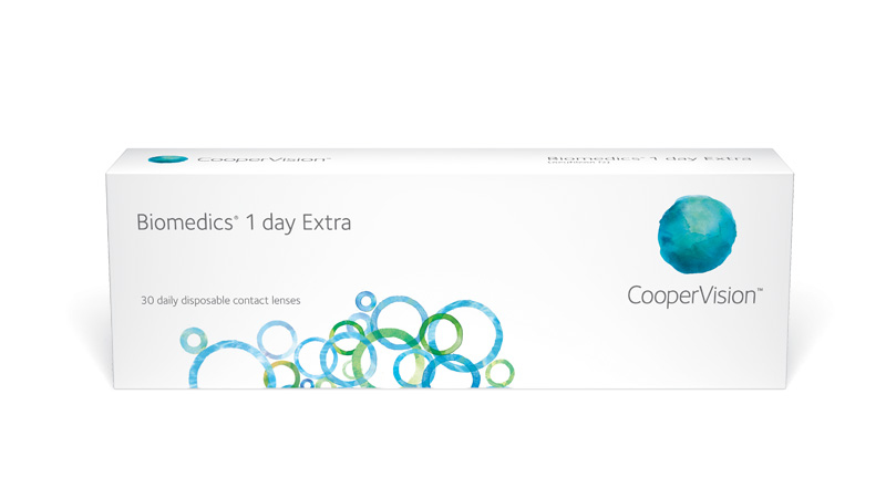 CooperVision Biomedics 1-DAY Etra BC8.6近視 透明 30pcs