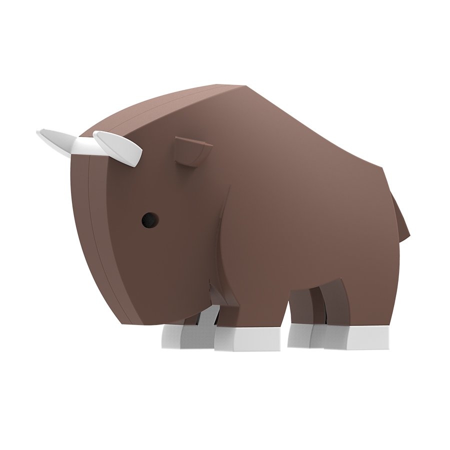 【HALFTOYS】3D動物世界：角馬 (GNU)