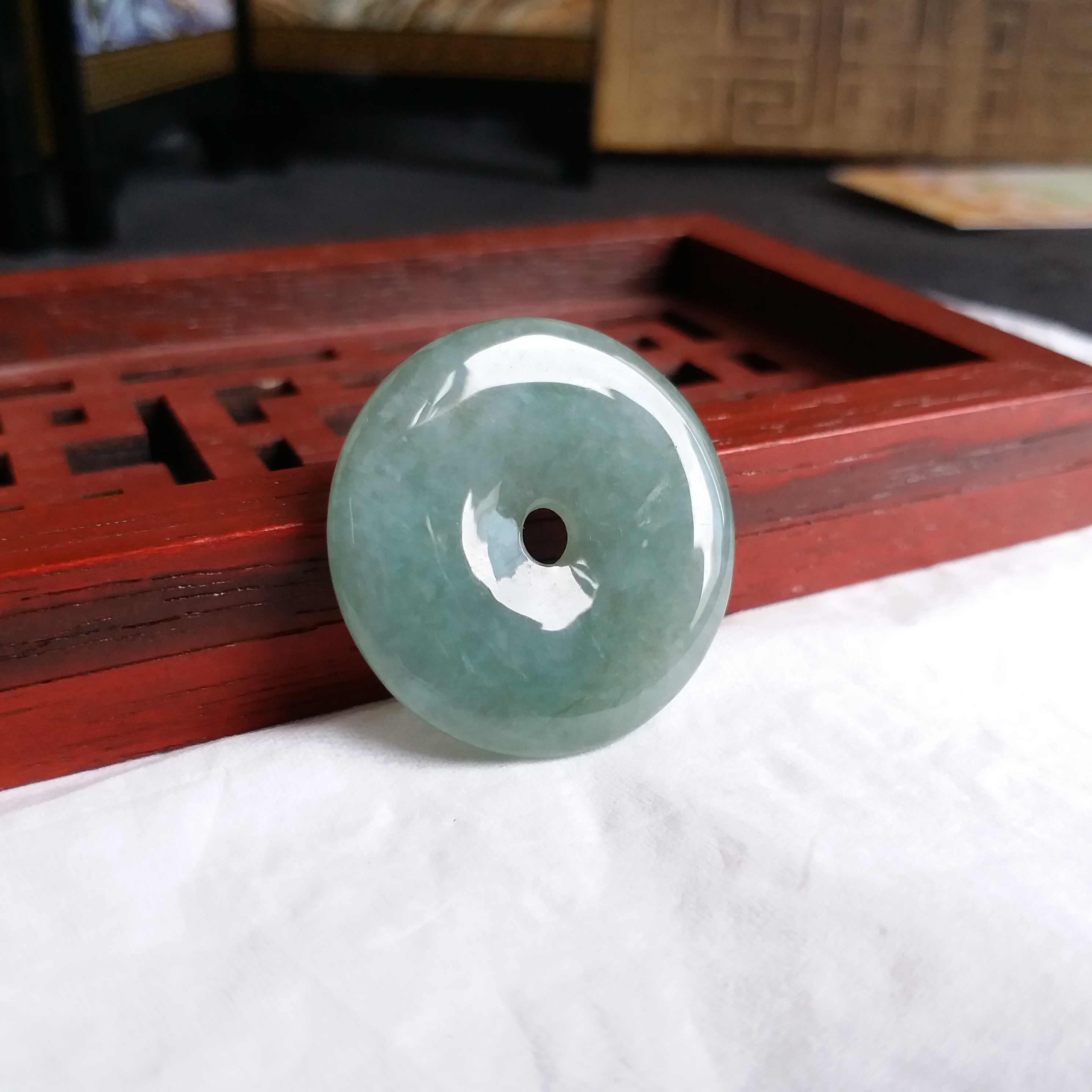 P1411009 冰糯平安扣 (29mm直徑)