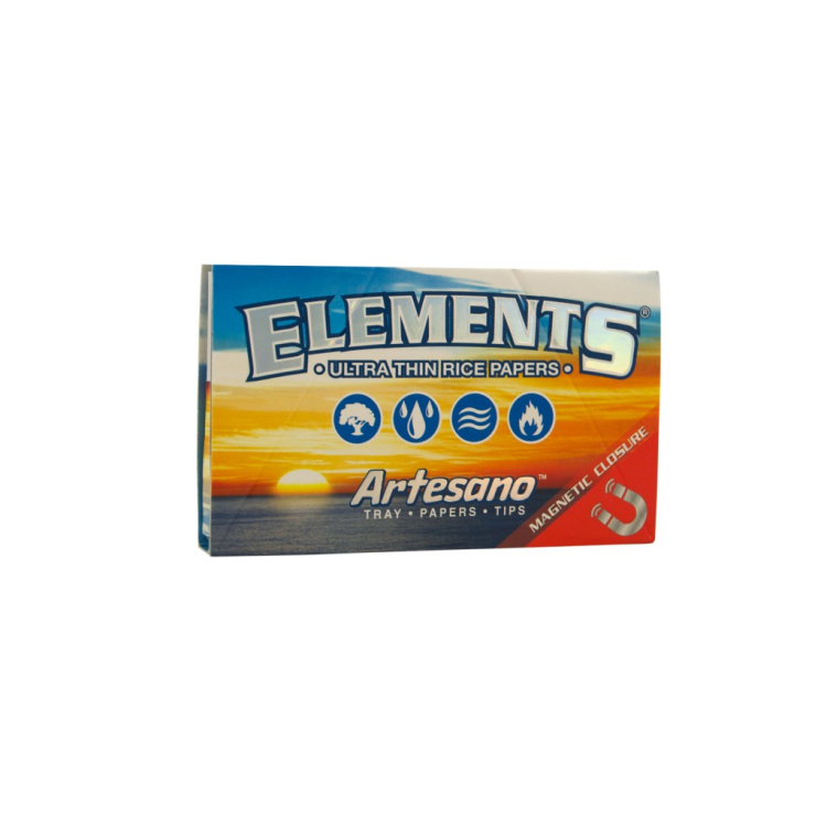 🇪🇸 Elements -（1 1/4）Artesano 元素工藝版捲煙紙 +濾紙（50入）