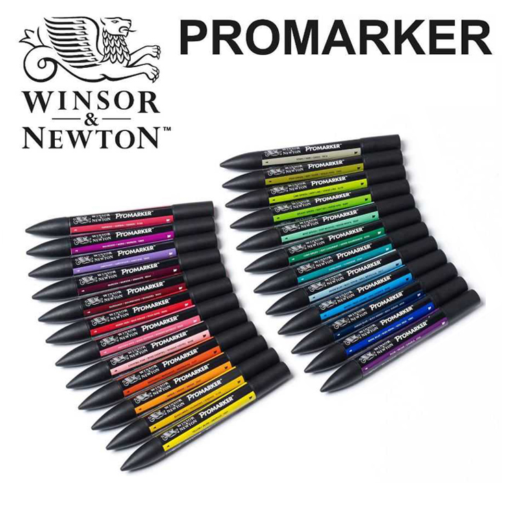 溫莎牛頓 麥克筆 Pro MARKER 【144色單色購】