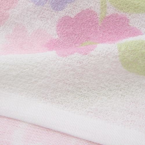 日式花卉毛巾 (日本製)