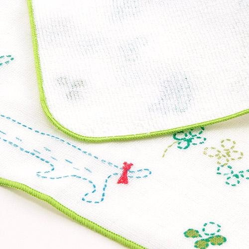 日式紗巾 30x30 (狗) (日本製)