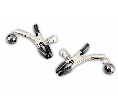 〔美國原裝進口〕S&M ESSENTIALS 黑色鈴鐺乳頭夾