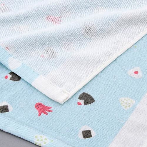 日式大紗巾 55x115 (藍色壽司) (日本製)