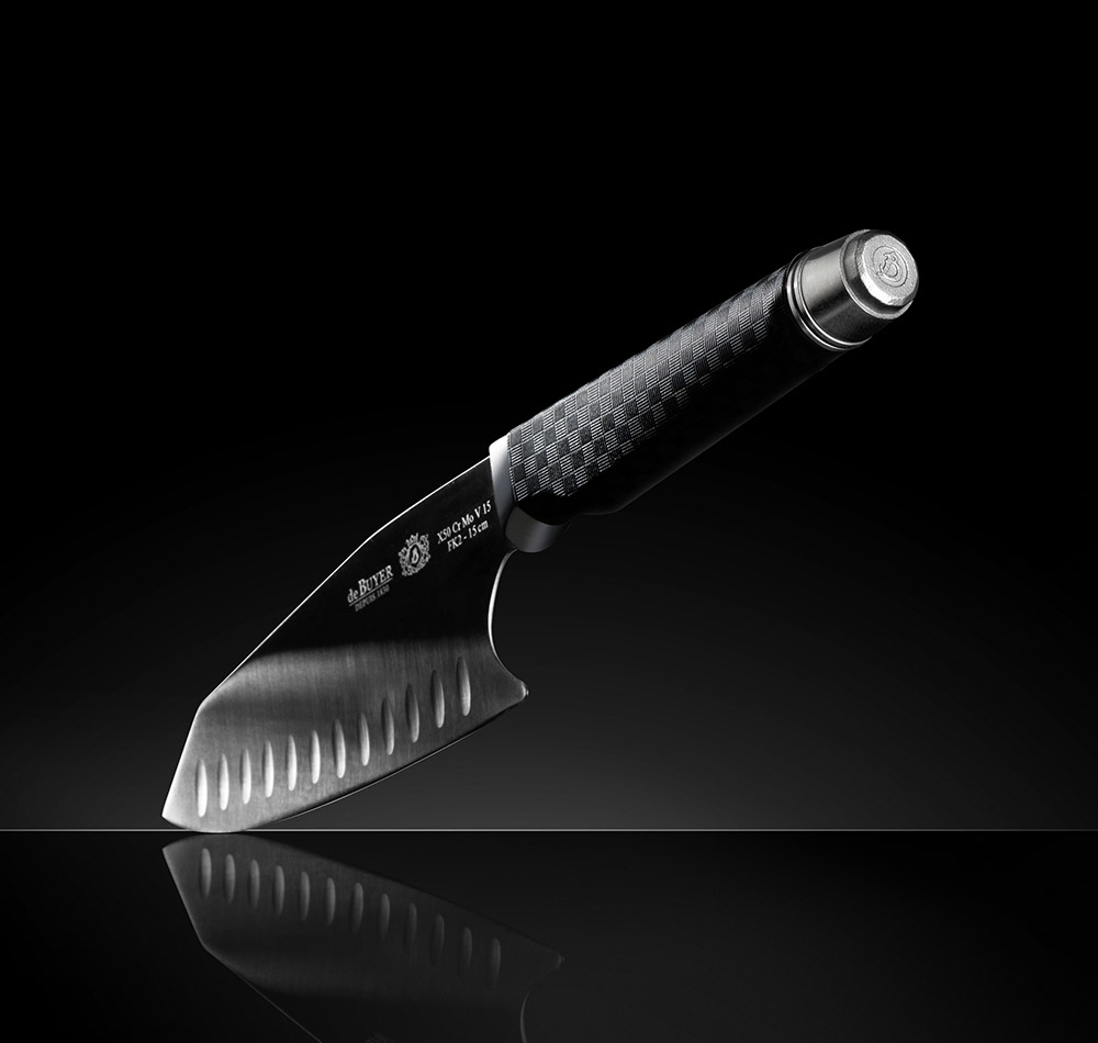 de Buyer Fiber Karbon 2 kitchen knives for serious cooks and gourmet amateurs