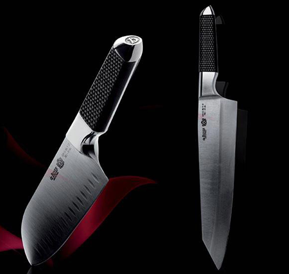 de Buyer Fiber Karbon fully forged in one piece knives for the most demanding Chefs.