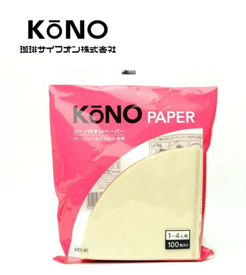 【咖啡濾紙】KONO MD-45B 100入-無漂白