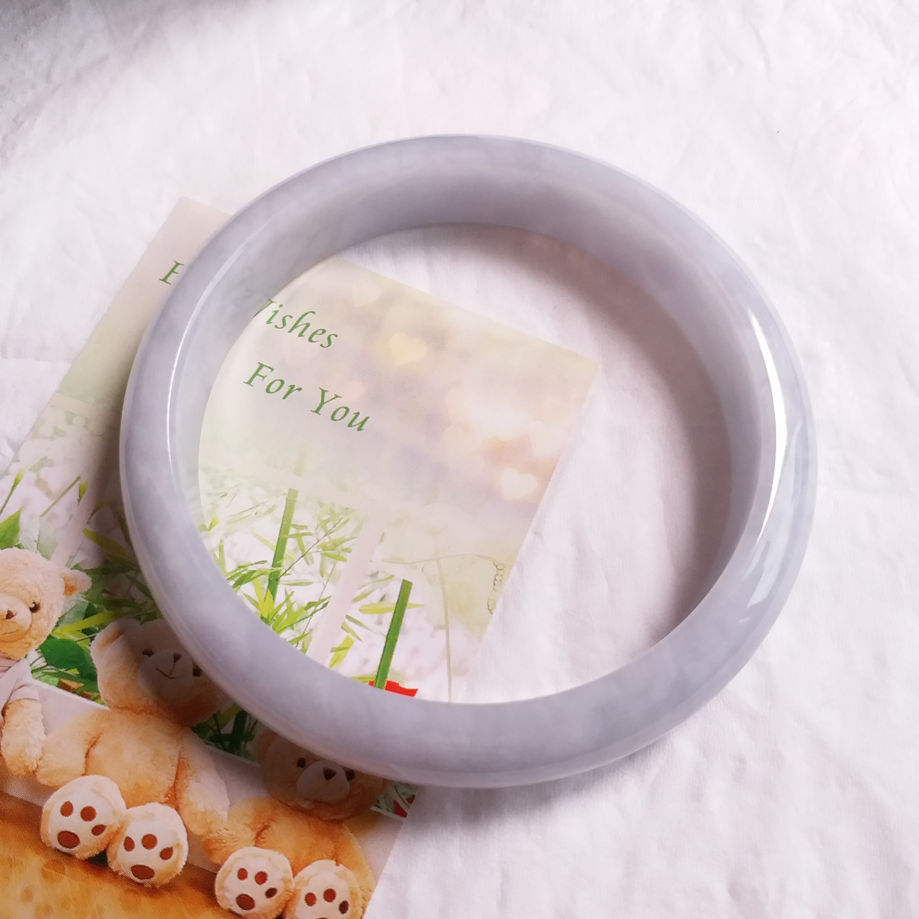 J276 冰糯紫羅蘭玉鐲 57.2mm (1.53)