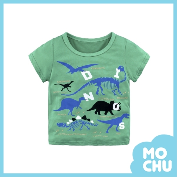 字母恐龍短袖上衣
