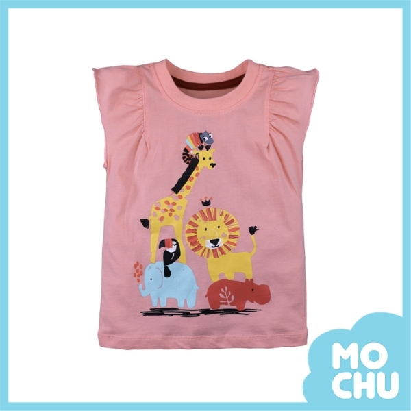 卡通動物短袖上衣