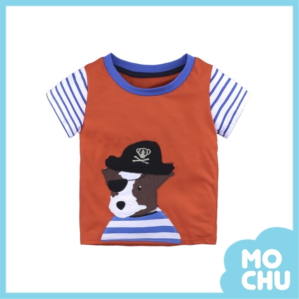 小狗海盜短袖上衣