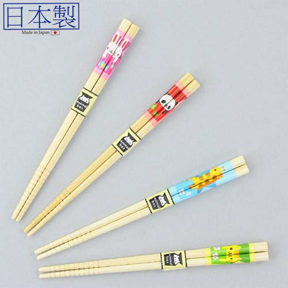 小童竹筷子(動物) (單對裝) (日本製)