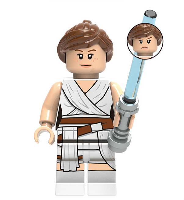 Rey Star Wars Custom Minifigs Fit Lego G0009