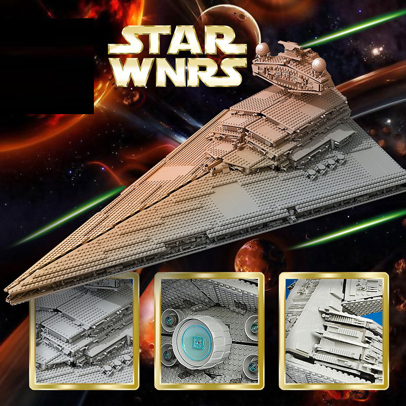 STAR WARS Imperial Star Destroyer Building Set Fit Lego NO BOX KG81029