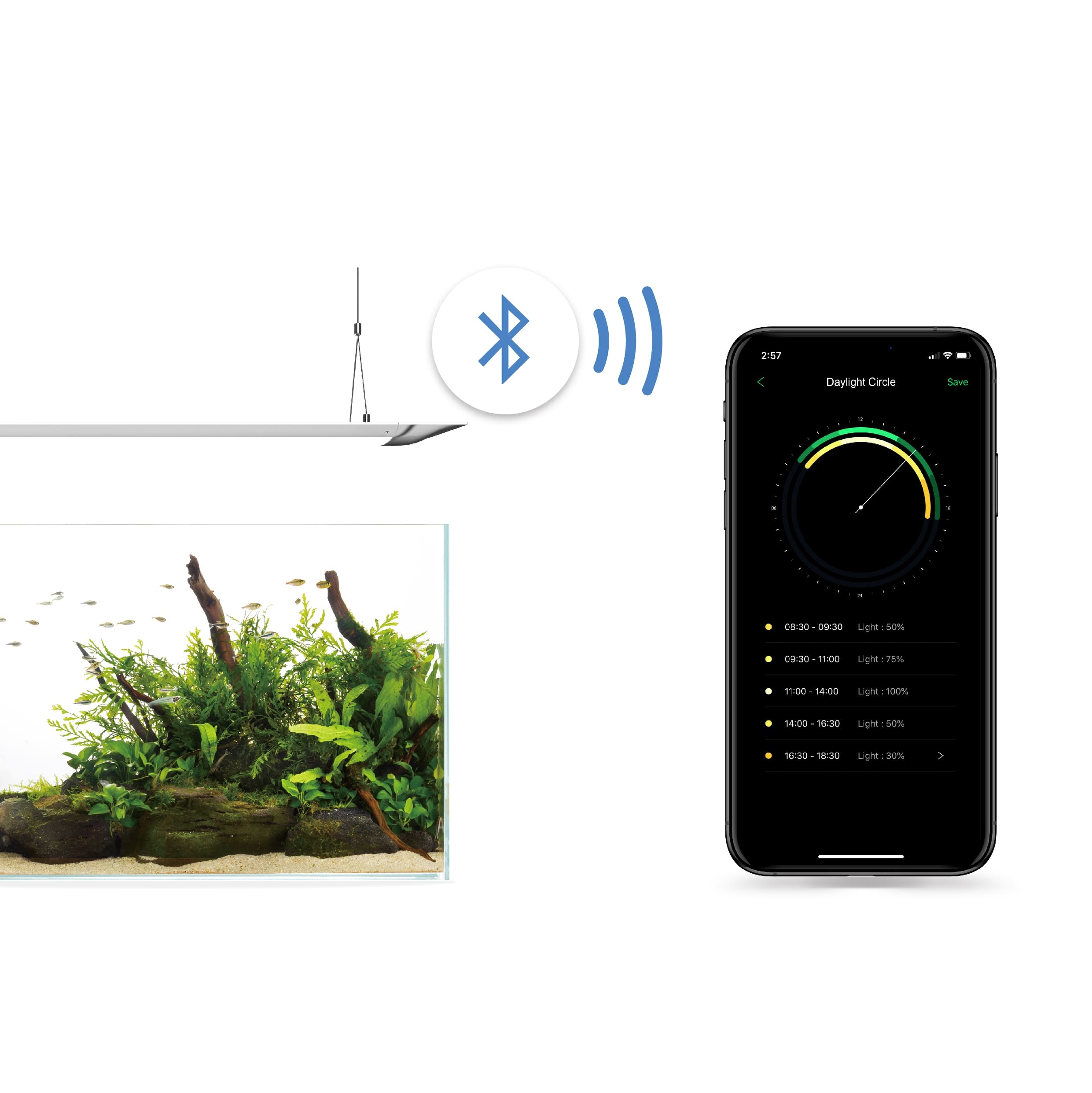 ONF| FLAT ONE- the smart led aquarium aquarium lighting ONF| FLAT ONE- the smart led aquarium aquarium lighting