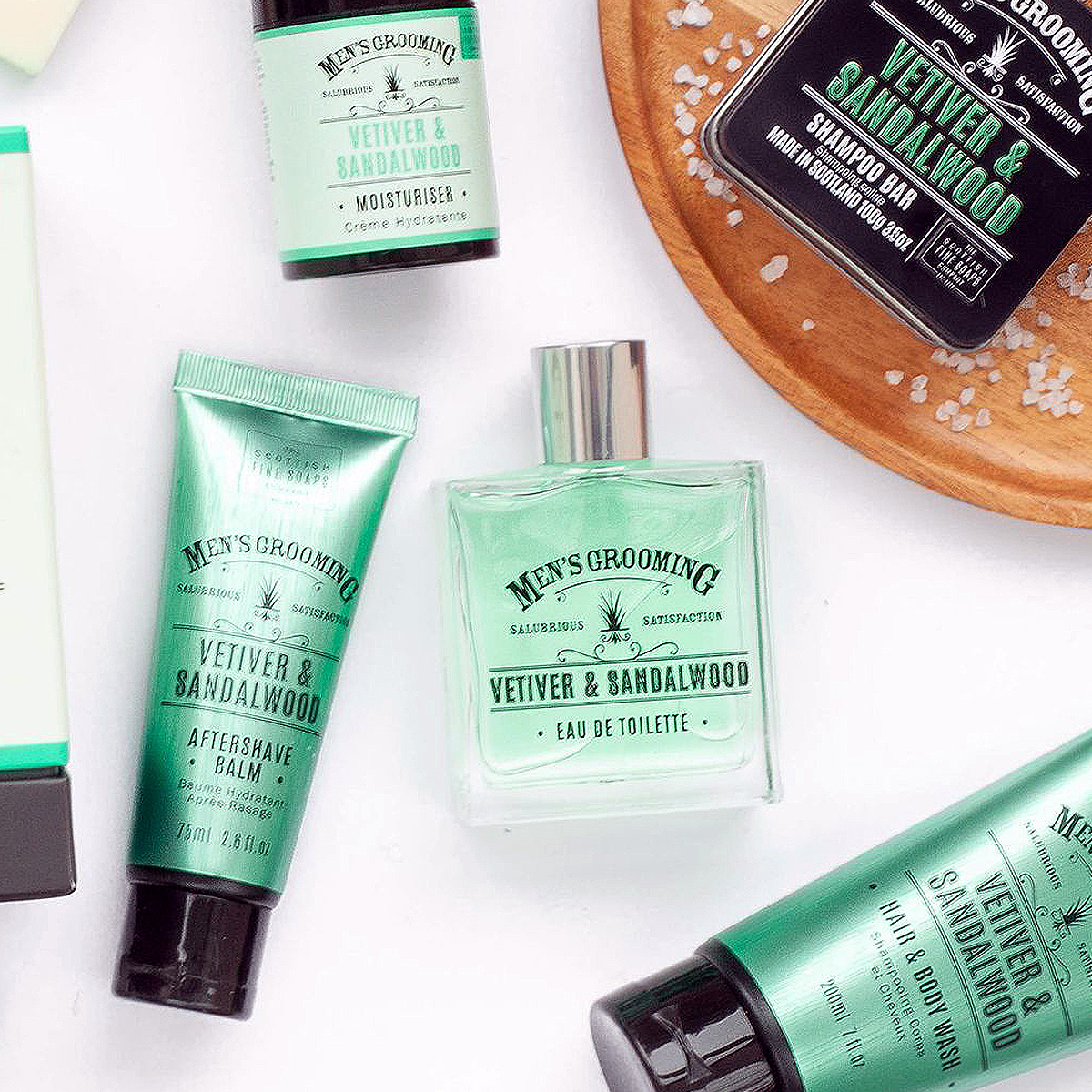 英國 Scottish Fine Soaps - 能量男性香水（檀木香根草）