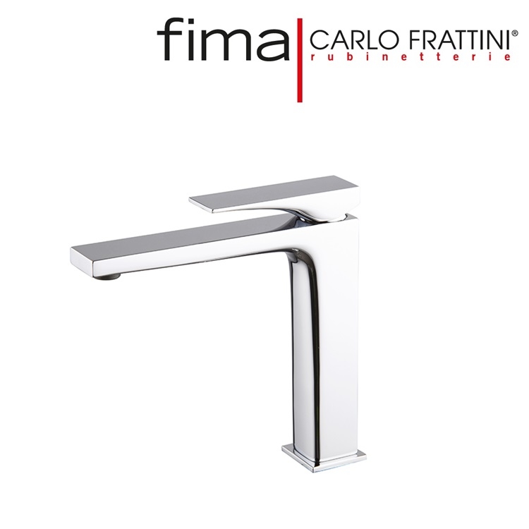 Fima Carlo Frattini "Zeta" F3961LNCR Single Lever Basin Mixer w/ click clack pop-up waste