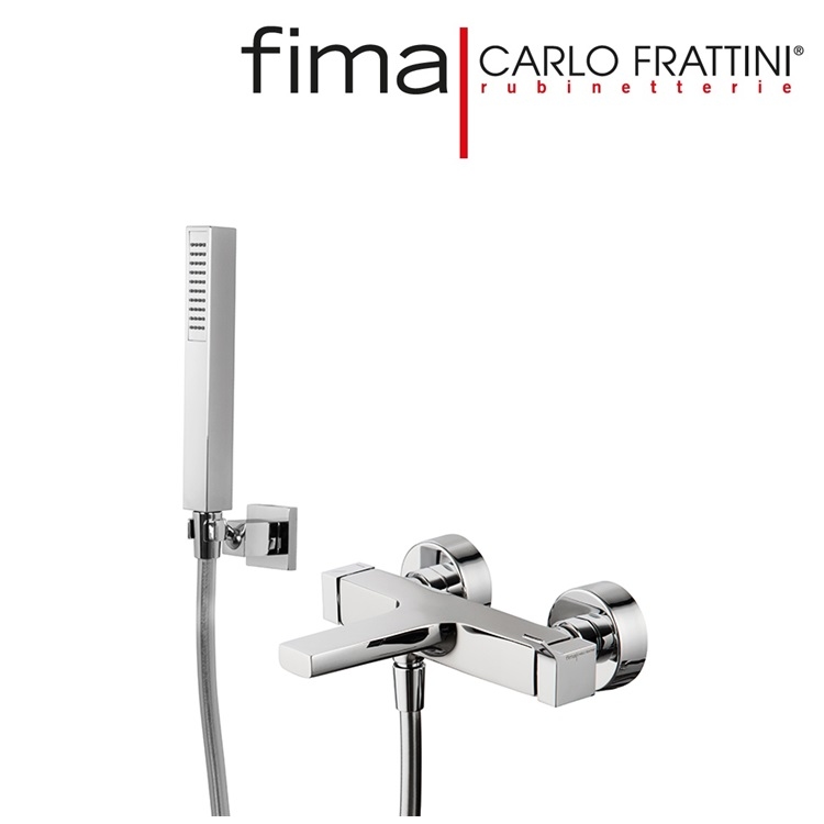 Fima Carlo Frattini "Zeta" F3964CR Bath Mixer w/ Hand Shower Set *Display Item*