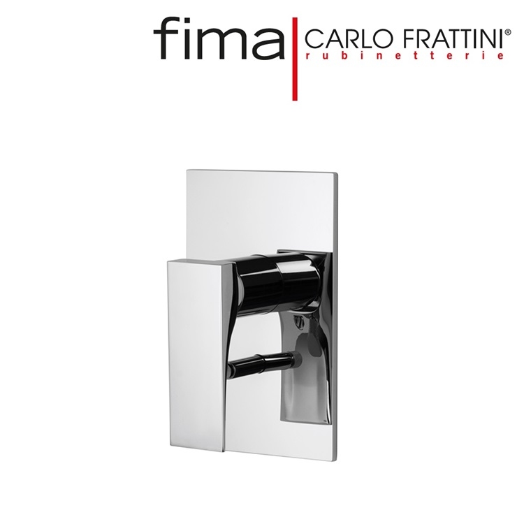 Fima Carlo Frattini "Zeta" F3969X2CR + F3000 Concealed Bath & Shower Mixer w/ Diverter